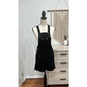 7 For All Mankind Women's Overall Dress in Black Sands Twill size 2
